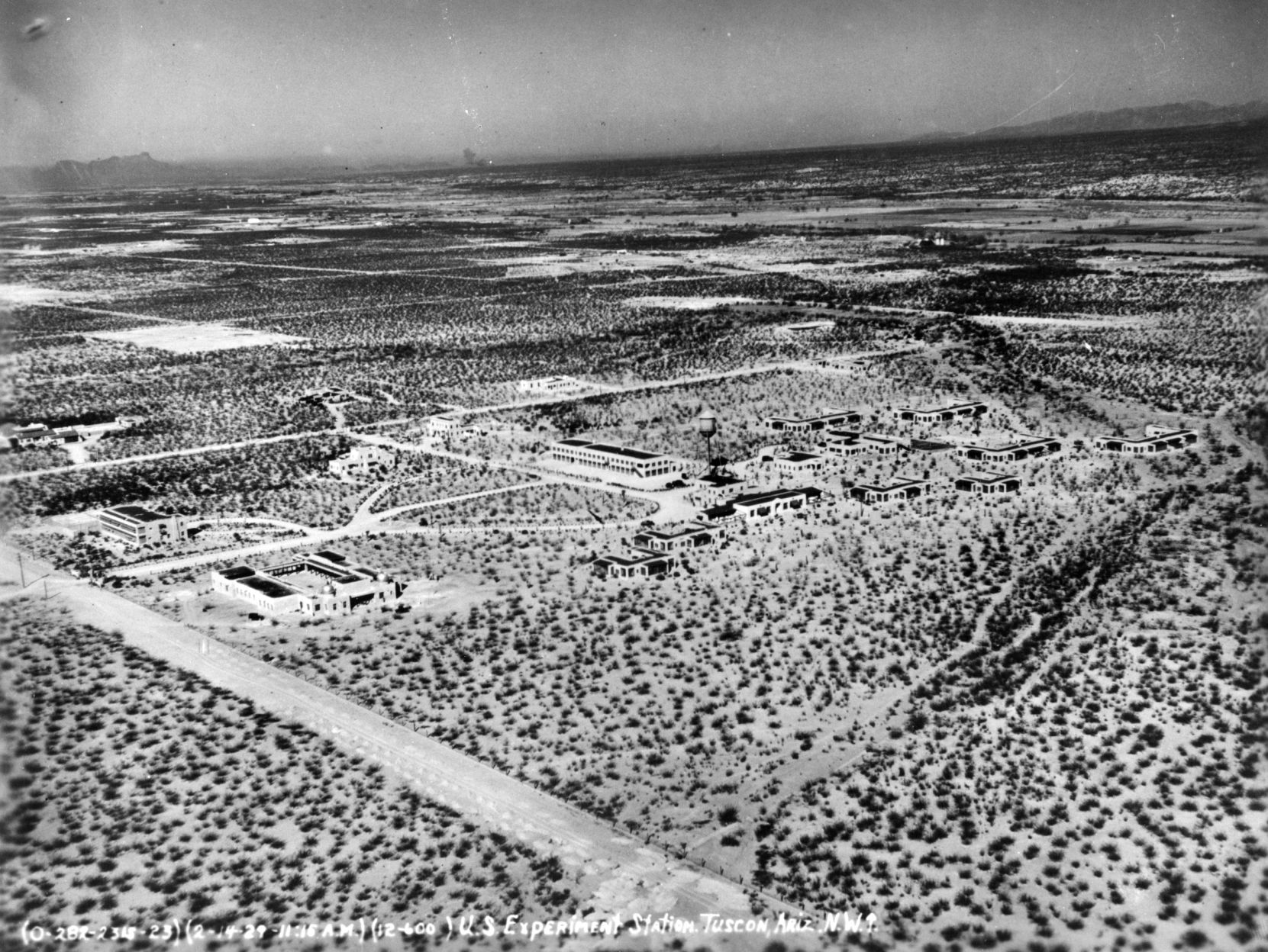 Historic archive aerial photos of Tucson